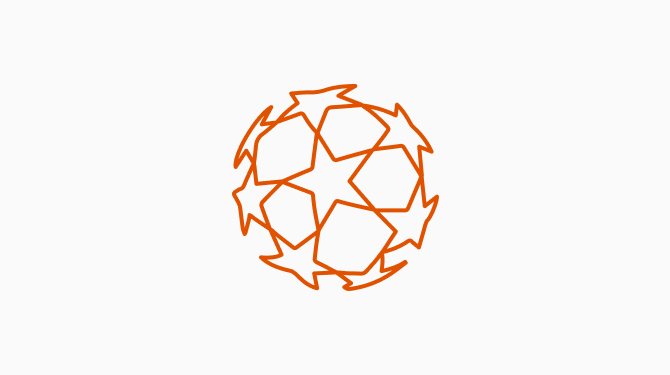 Pallone simbolo della coppa UEFA