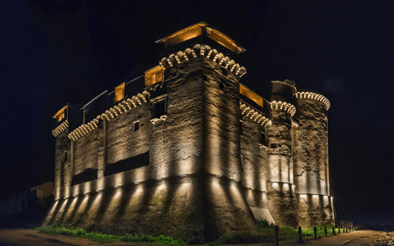 Acea and Santa Severa Castle lighting