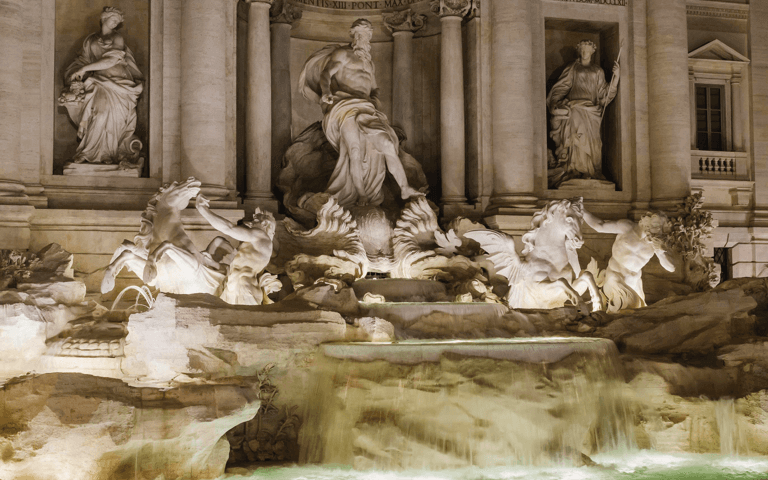 Acea’s LED lighting for the Trevi Fountain