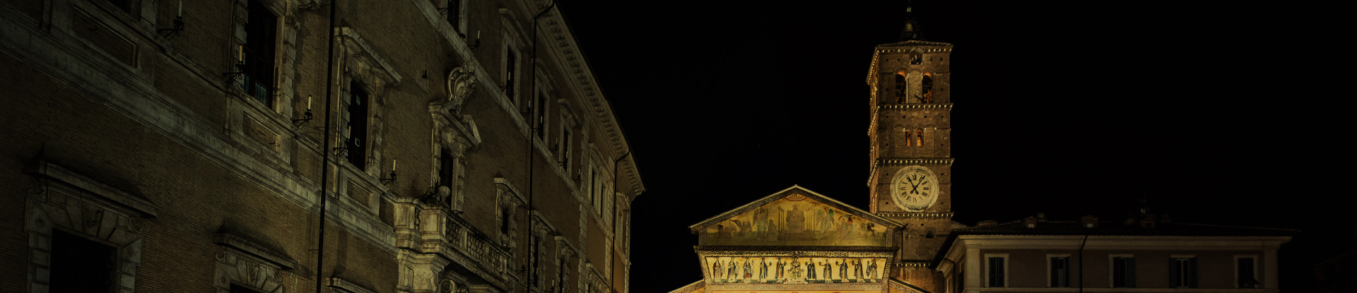 The new artistic lighting system of the Basilica of Santa Maria in Trastevere