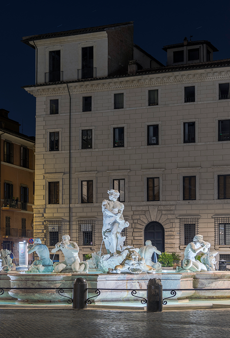 Fontane laterali di Piazza Navona