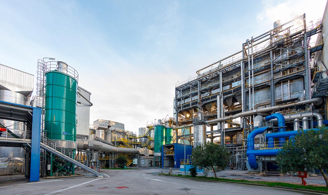 Immagine di un moderno impianto Acea