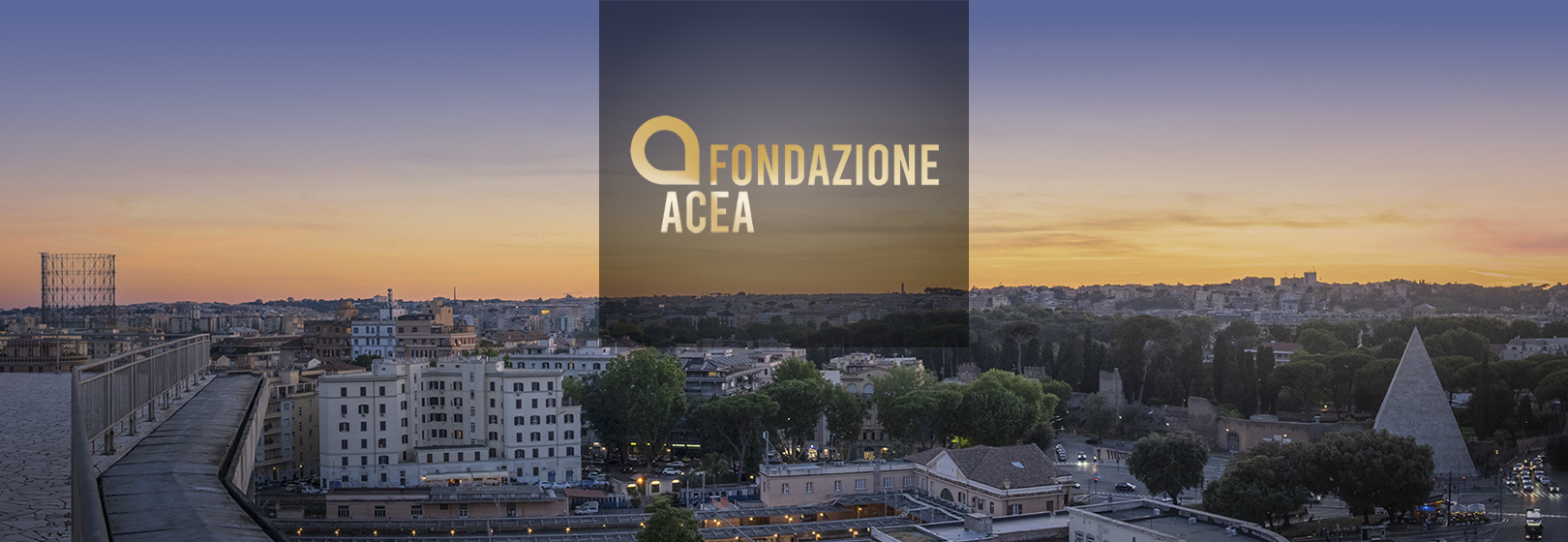 Vista panoramica sul quartiere Piramide dalla sede Acea