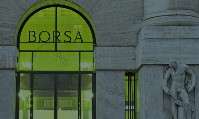 Porta con scritta "Borsa"