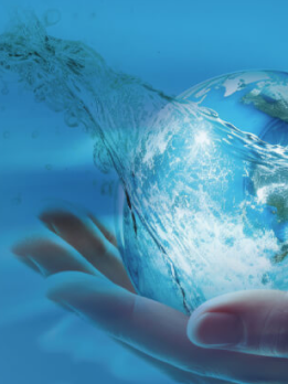 Mano che tiene nel palmo il globo terrestre