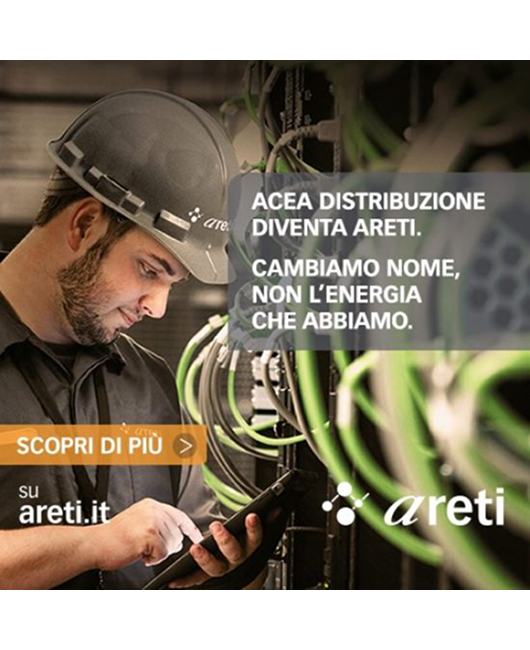 Locandina della campagna Acea Distribuzione diventa Areti