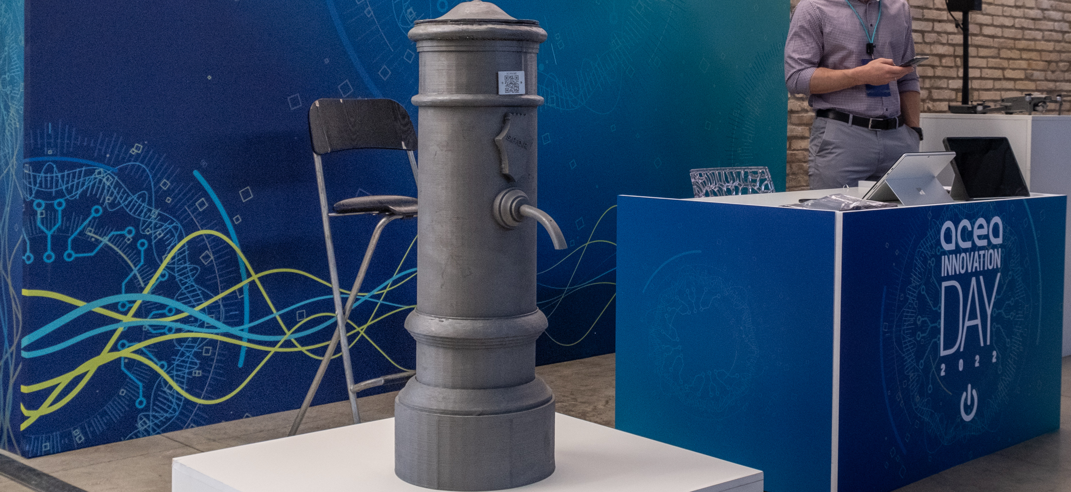 a typical rome nose on an innovation day stand