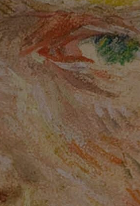 porzione del celebre quadro del ritratto di van gogh