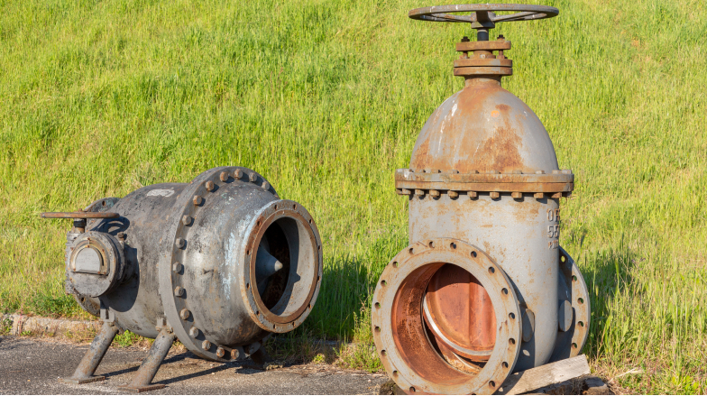 Saracinesca idraulica degli anni 60