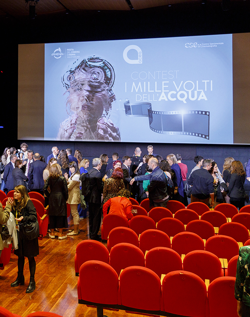 Premiazione del contest "I mille volti dell'Acqua", edizione 2025, presso il Teatro Studio Borgna dell'Auditorium Parco della Musica Ennio Morricone