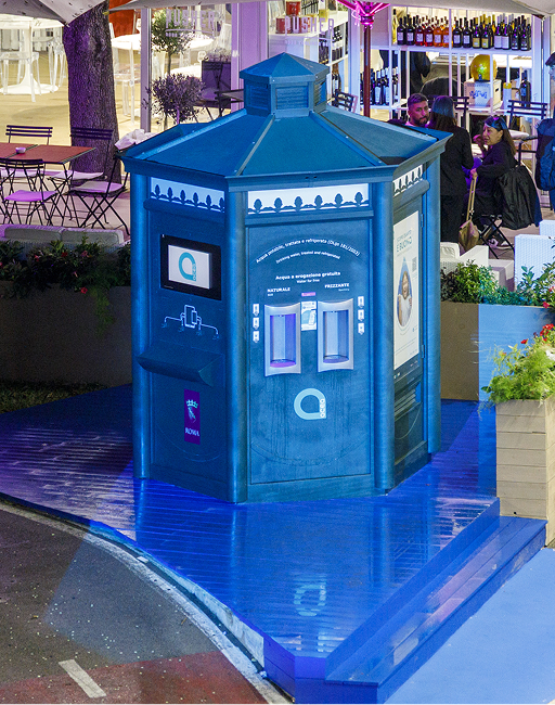 Casetta dell'Acqua Acea presso lo stand Acea, Festa del Cinema di Roma 2025