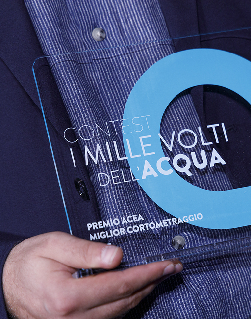 Targa del Premio Speciale Gruppo Acea per il cortometraggio vincitore del contest "I Mille Volti dell'Acqua" edizione 2025