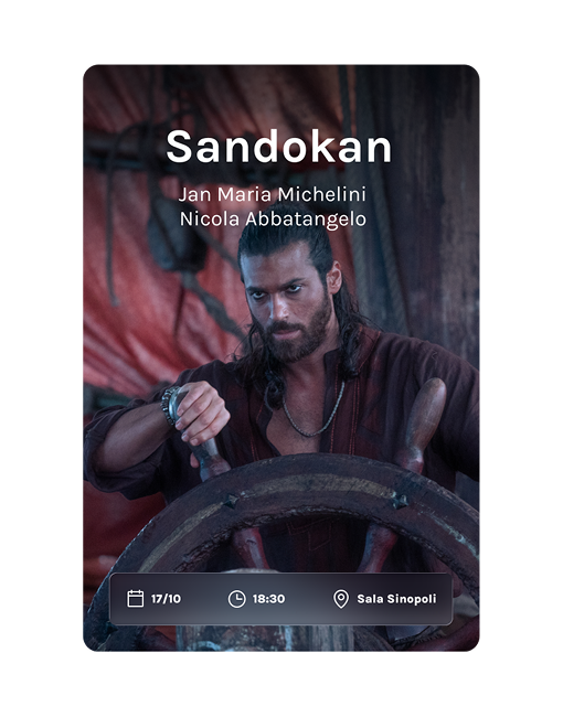 Un frame del film Sandokan di Jan Maria Michelini e Nicola Abbatangelo