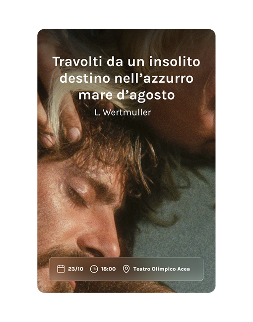 Un frame del film Travolti da un insolito destino nell'azzurro mare d'agosto di L. Wertmuller