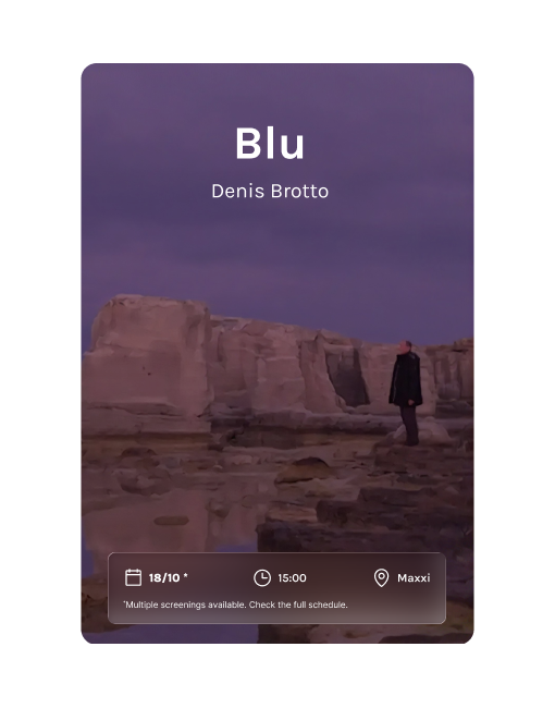 A frame from the movie Blu by Denis Brotto