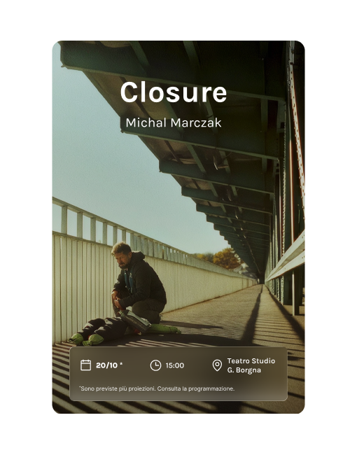 Un frame del film Closure di Michał Marczak