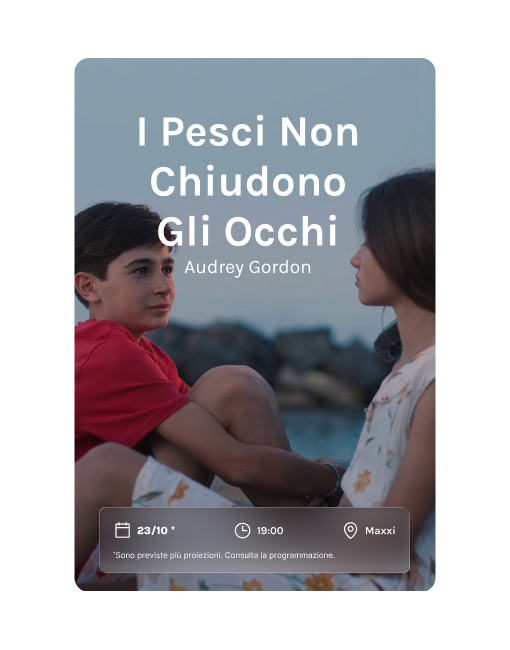 Un frame del film I pesci non chiudono gli occhi di Audrey Gordon