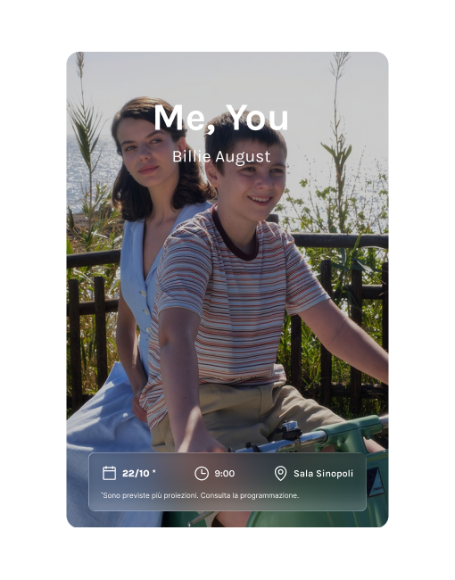 Un frame del film Me, You di Bille August