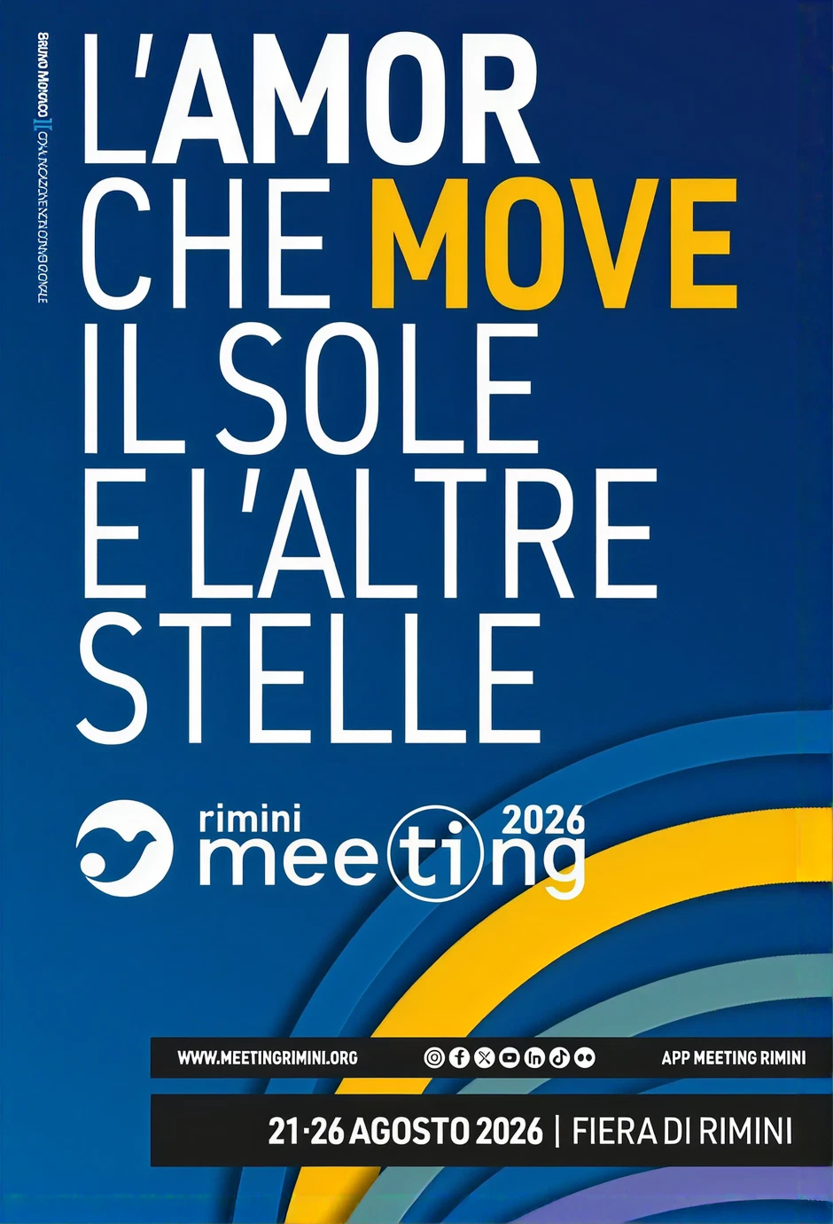 Poster of the 2026 edition of Rimini Meeting