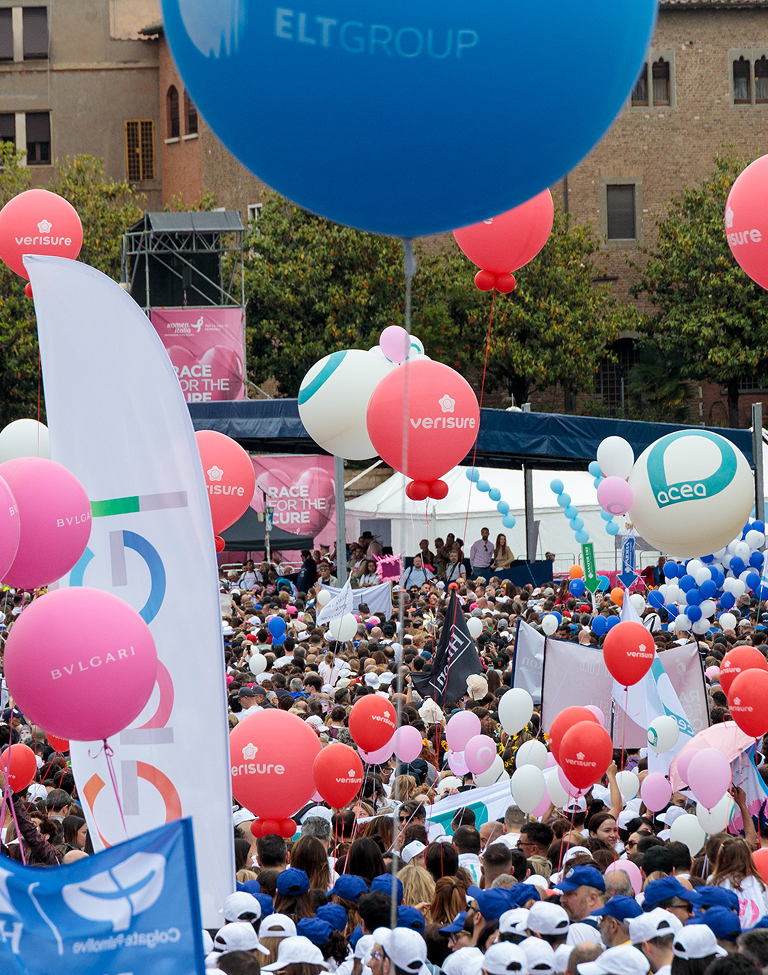 Participants of the Race for the Cure event. Rome, 10 May 2026