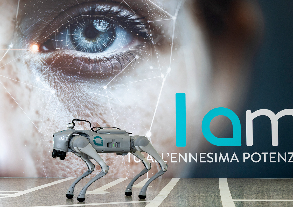 Teddi, cane robot, all'evento I am - Tu all'ennesima potenza di Acea