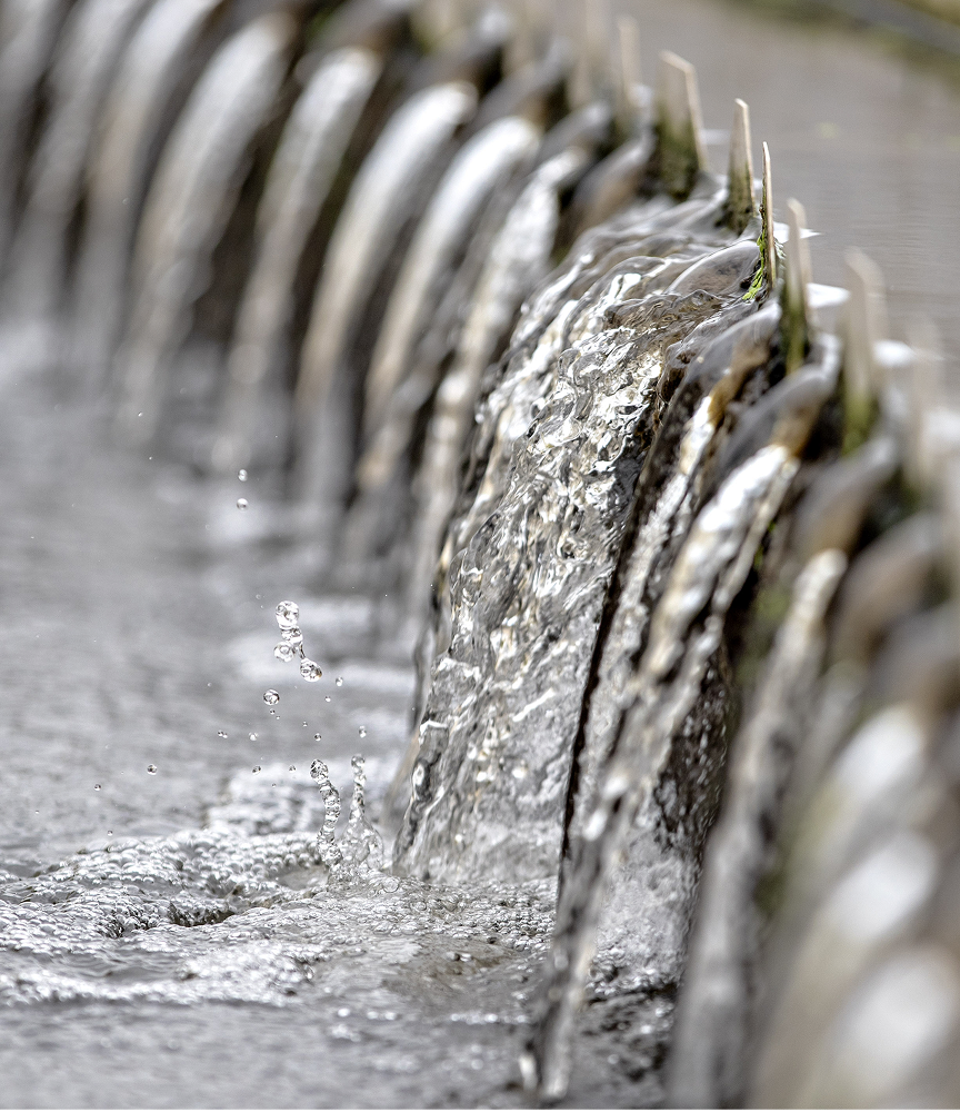 Una cascatella artificiale