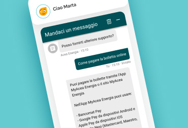 Schermata di smartphone con le tue richieste
