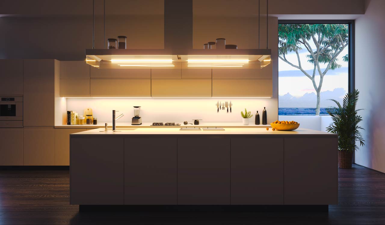 Come illuminare la cucina? Prodotti di illuminazione Novalux